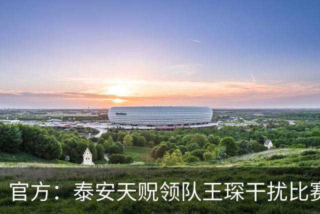 官方：泰安天贶领队王琛干扰比赛，被罚禁赛1场、罚款5000元